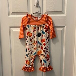 Little Millie Fall Romper 12m